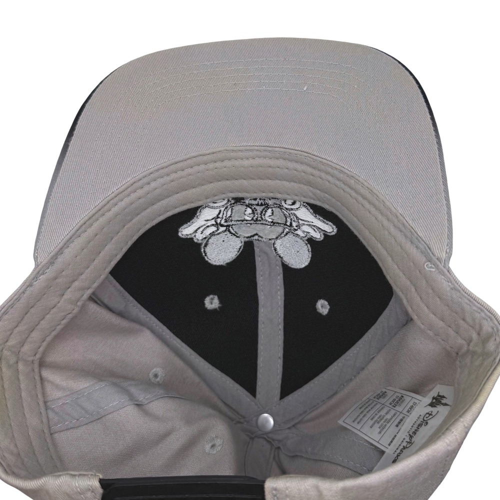 Disney Parks Mickey Mouse Nerd Glasses Gray Snapback Hat Ombre Brim Adult Size - Picture 5 of 6